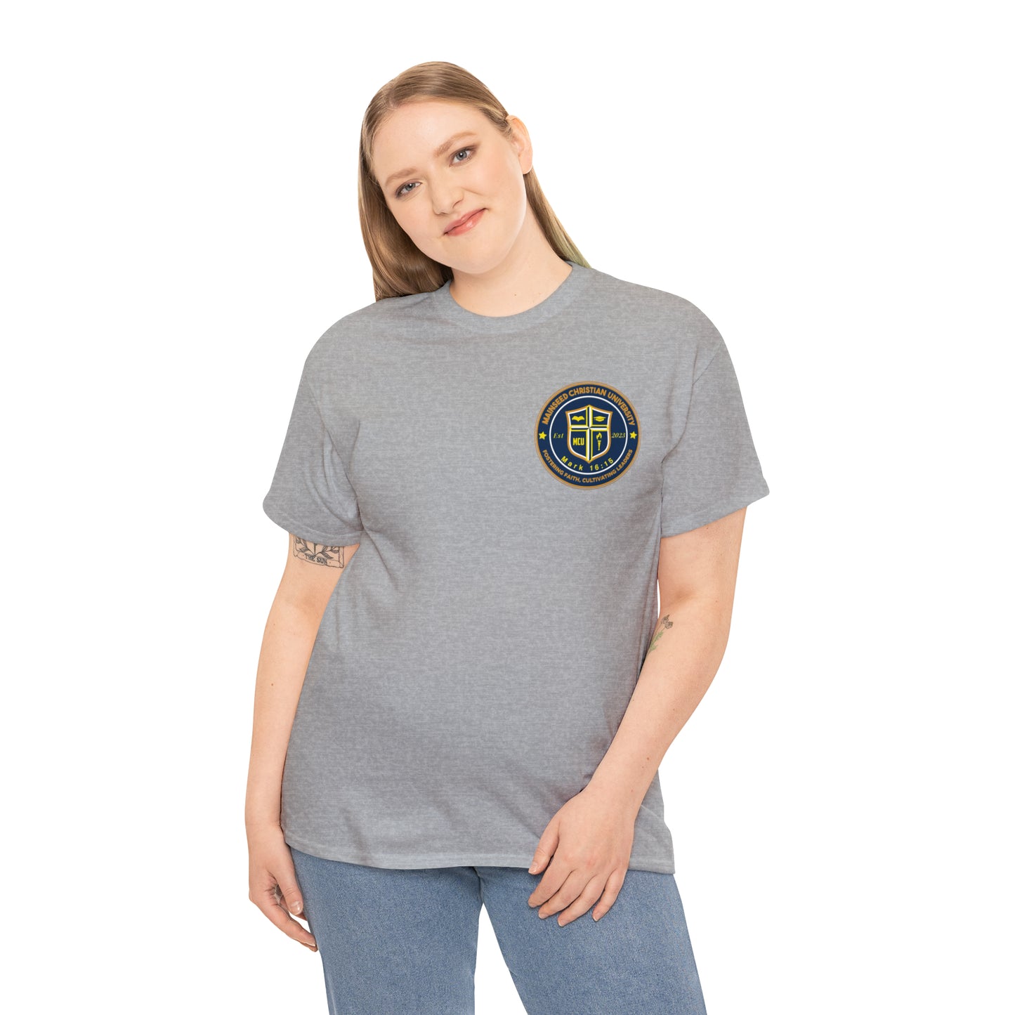 Mainseed Christian University Unisex Heavy Cotton Tee