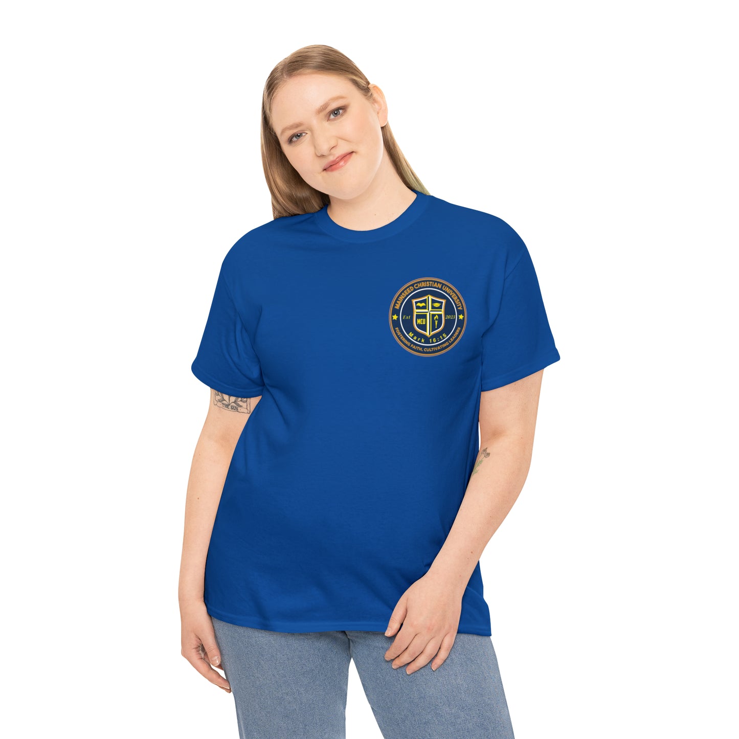 Mainseed Christian University Unisex Heavy Cotton Tee