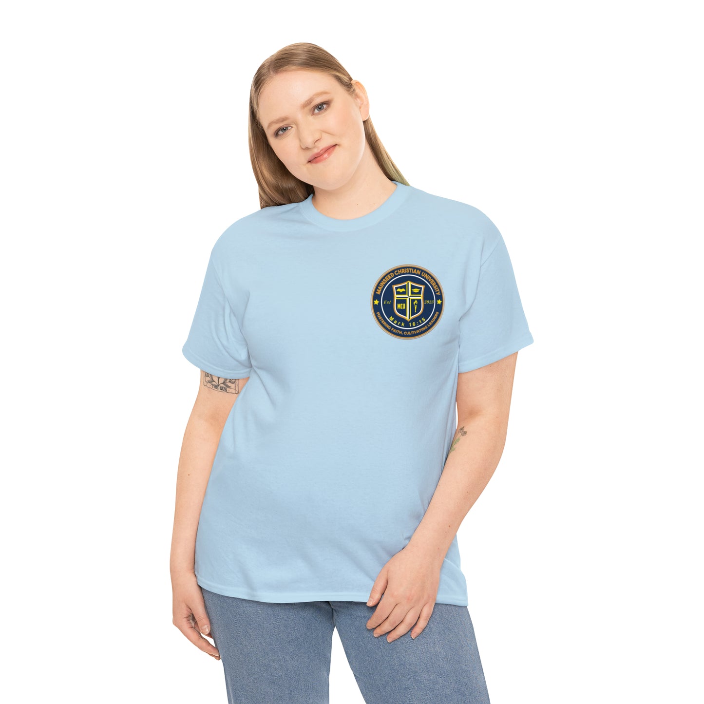 Mainseed Christian University Unisex Heavy Cotton Tee