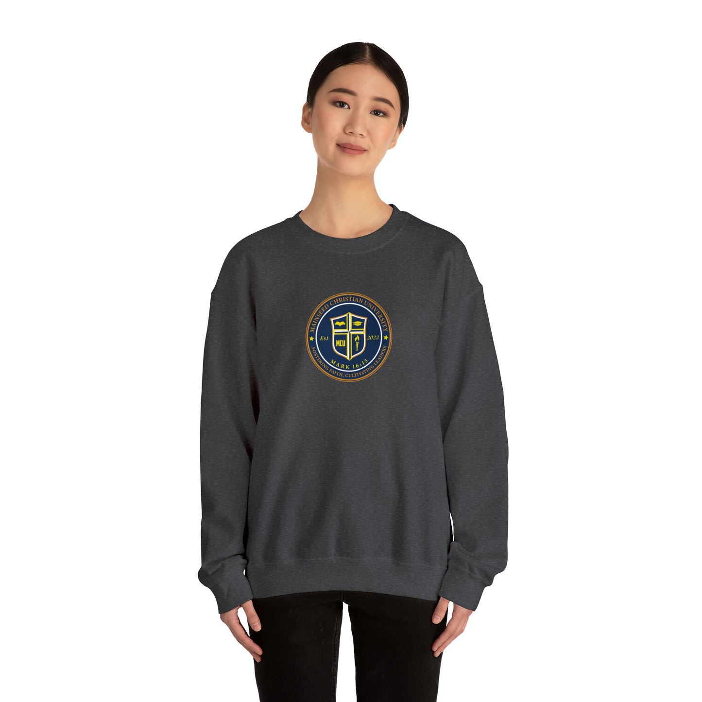 Mainseed Christian University Unisex Heavy Blend™ Crewneck Sweatshirt