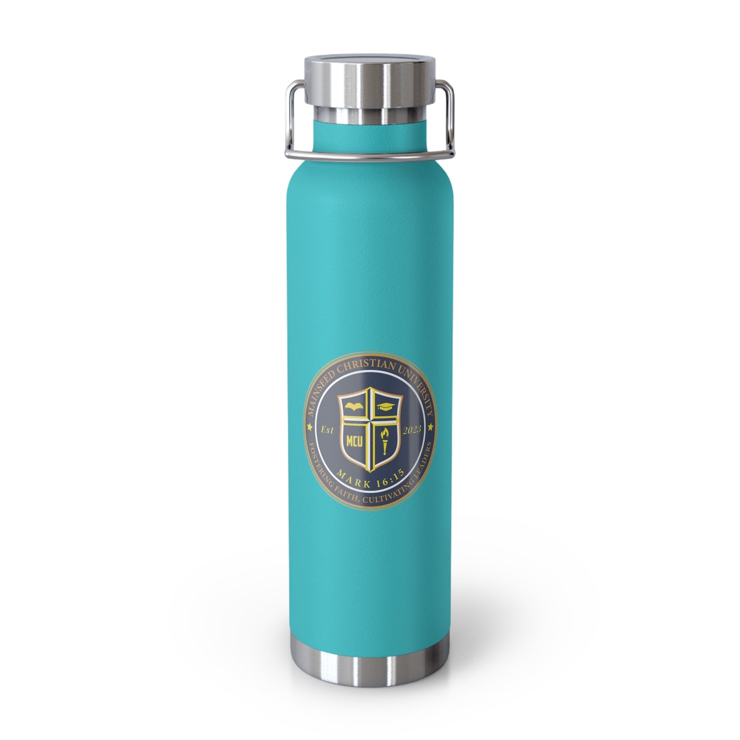 Mainseed Christian University Copper Vacuum Insulated Bottle, 22oz