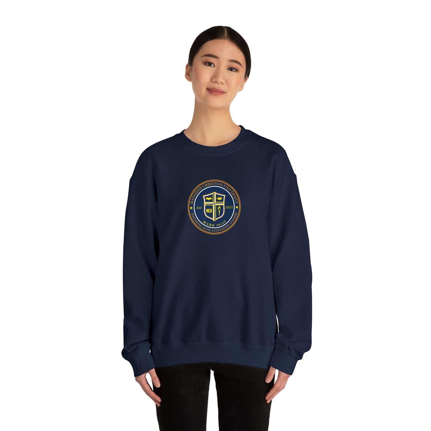 Mainseed Christian University Unisex Heavy Blend™ Crewneck Sweatshirt