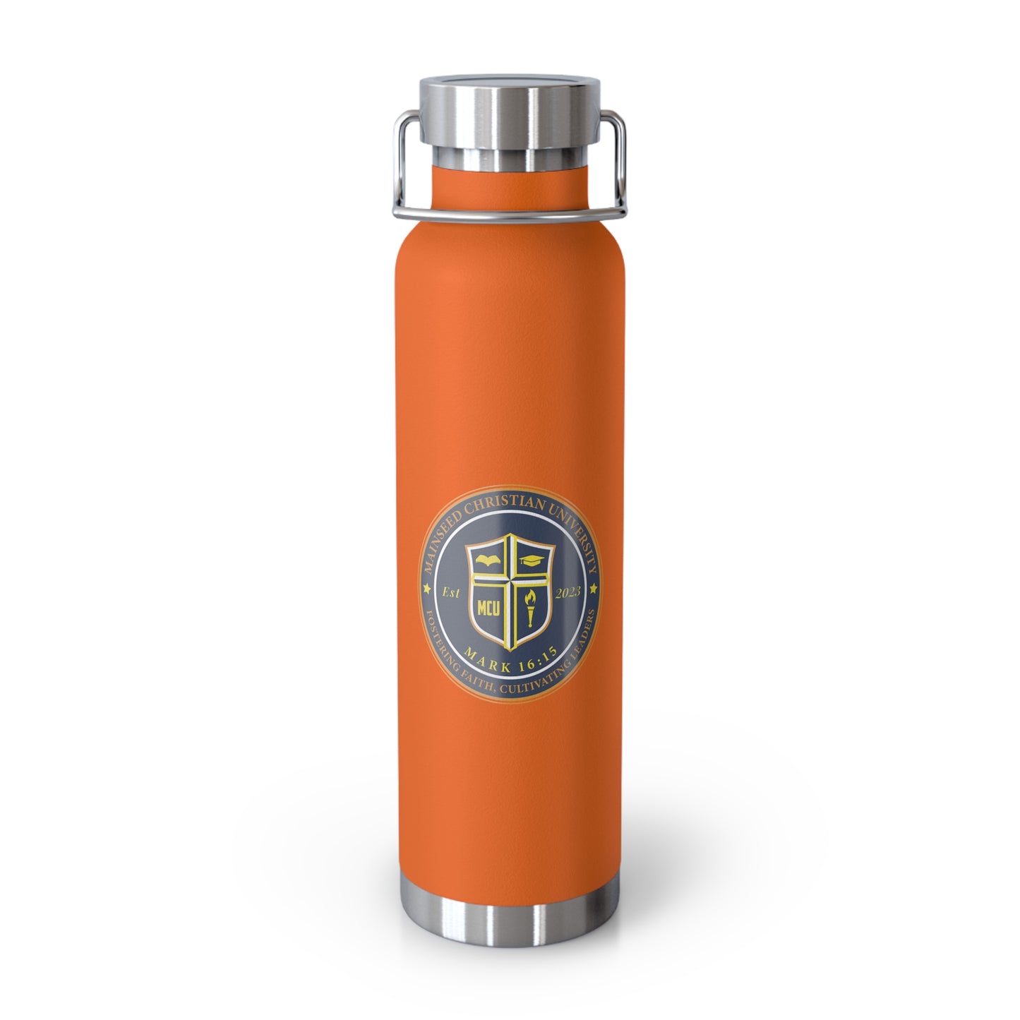 Mainseed Christian University Copper Vacuum Insulated Bottle, 22oz