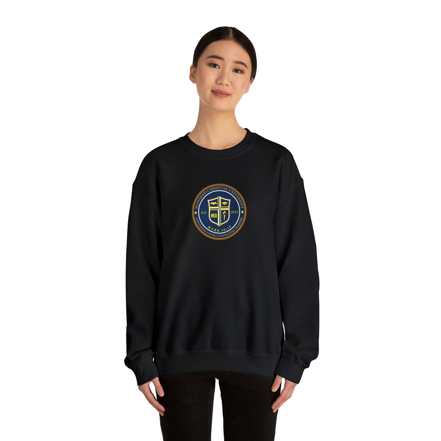 Mainseed Christian University Unisex Heavy Blend™ Crewneck Sweatshirt