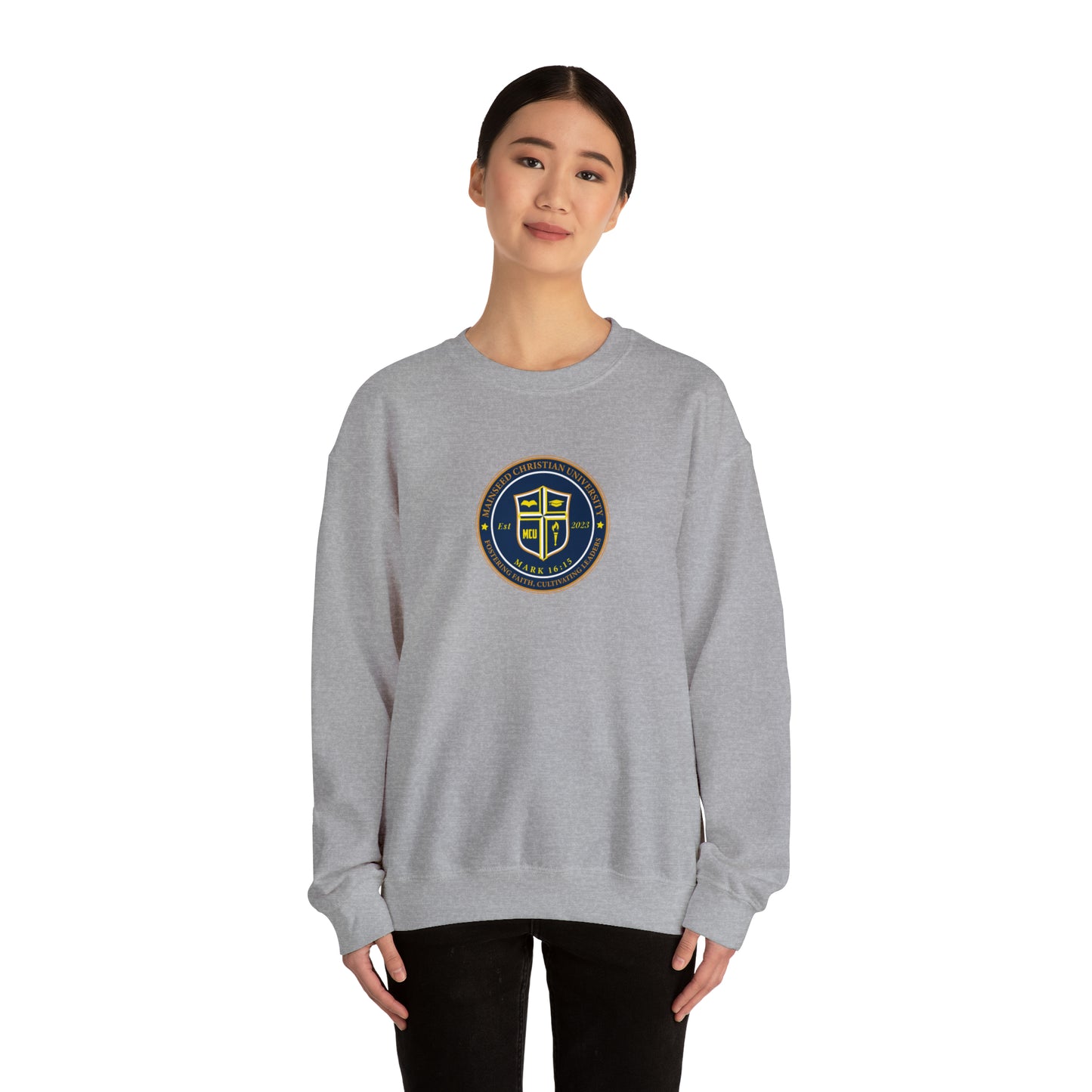 Mainseed Christian University Unisex Heavy Blend™ Crewneck Sweatshirt