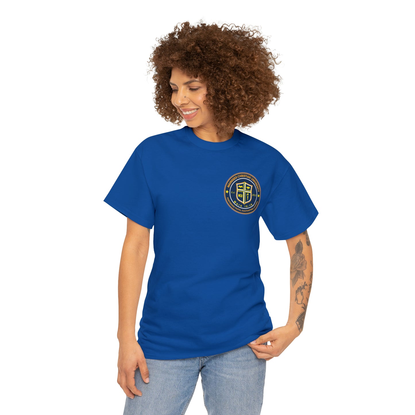 Mainseed Christian University Unisex Heavy Cotton Tee