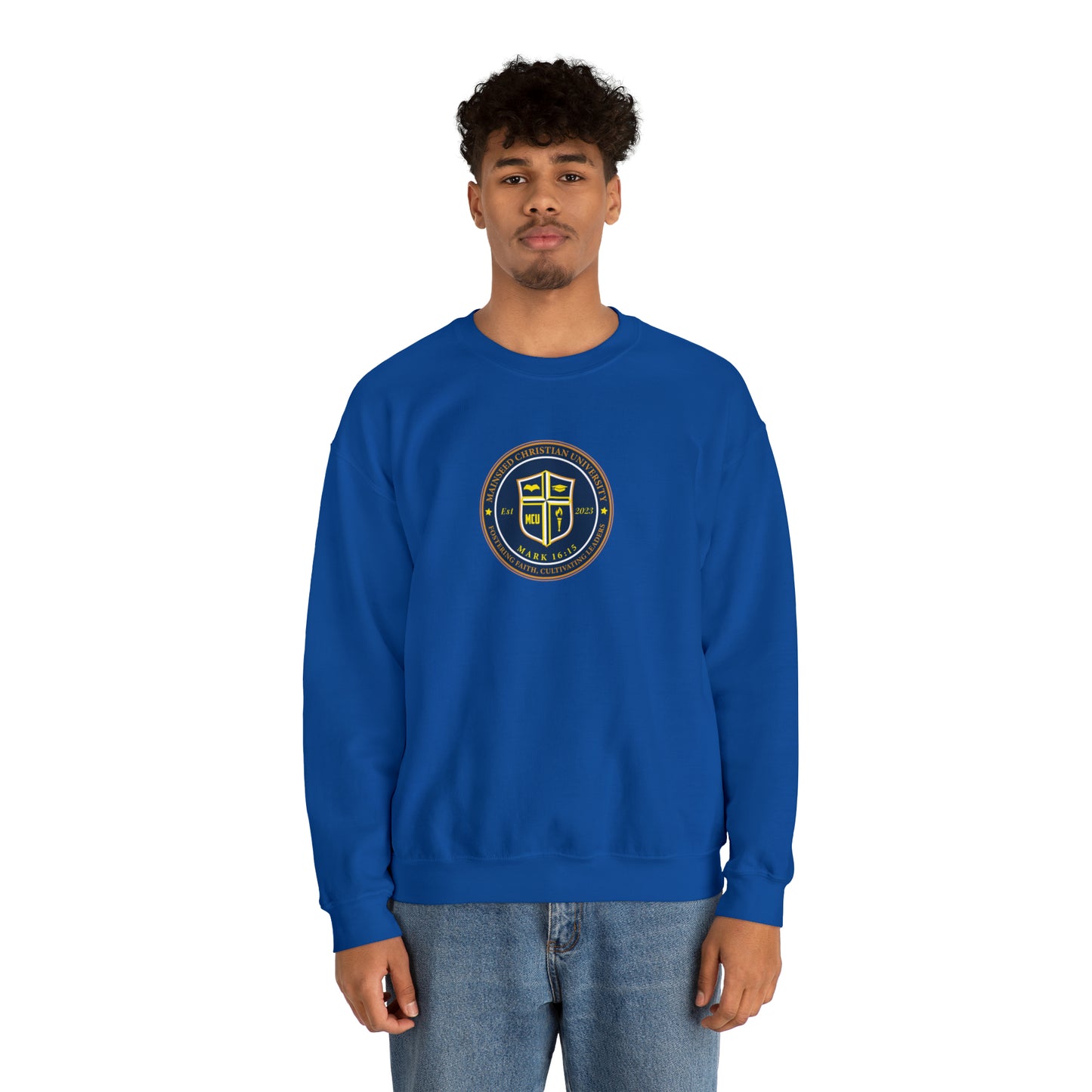 Mainseed Christian University Unisex Heavy Blend™ Crewneck Sweatshirt