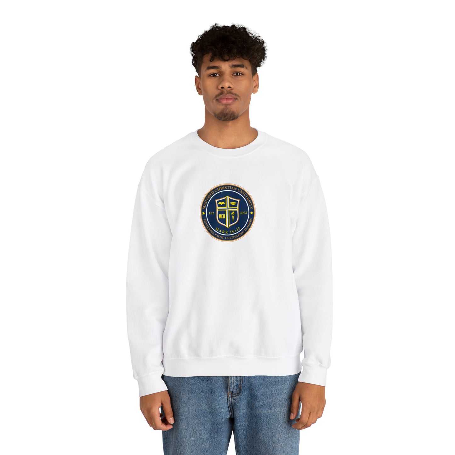 Mainseed Christian University Unisex Heavy Blend™ Crewneck Sweatshirt