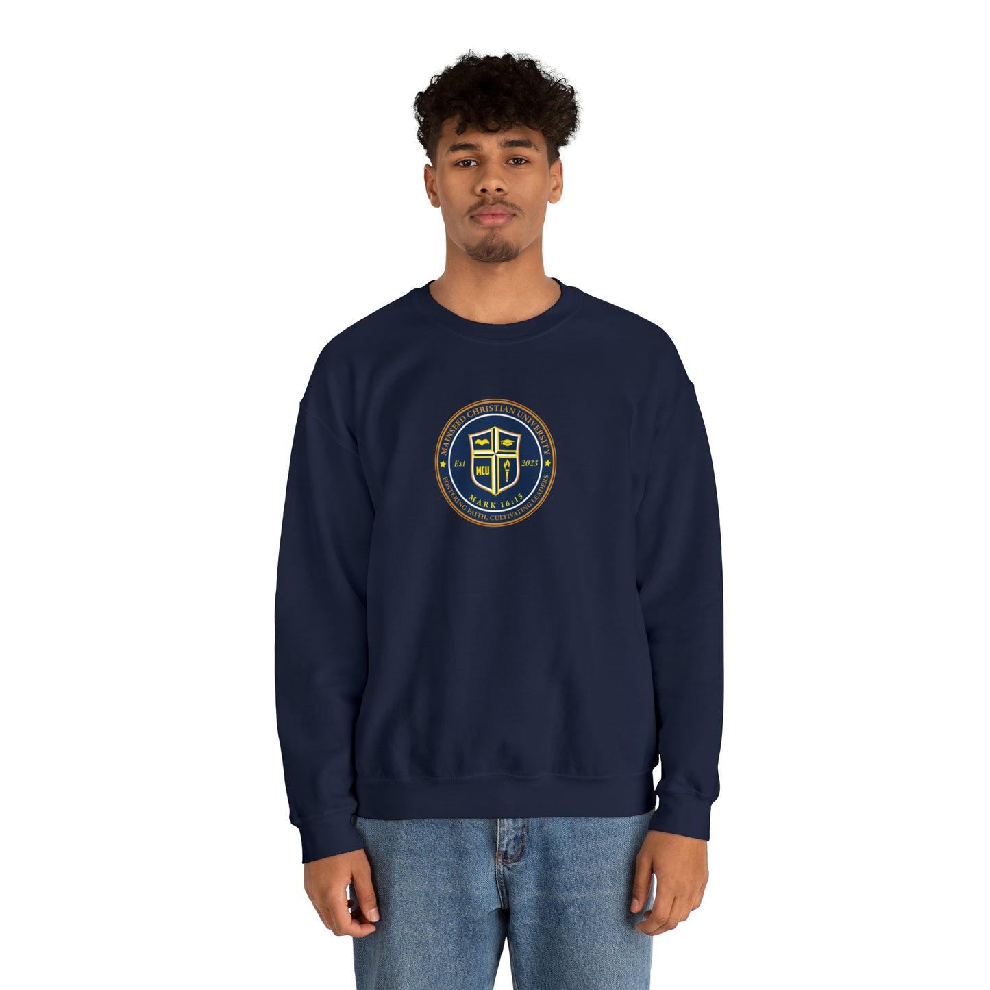 Mainseed Christian University Unisex Heavy Blend™ Crewneck Sweatshirt