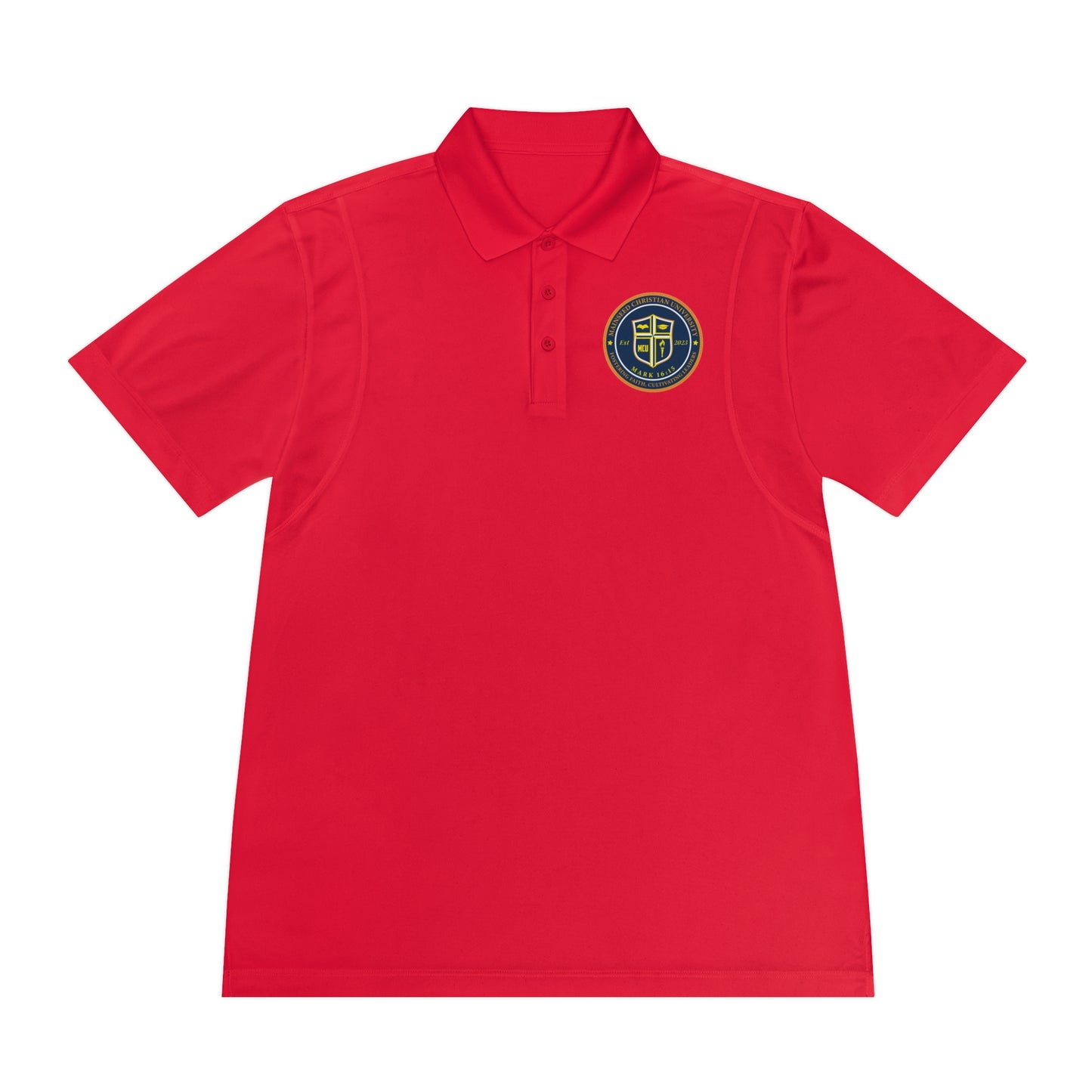 Mainseed Christian University Men's Sport Polo Shirt